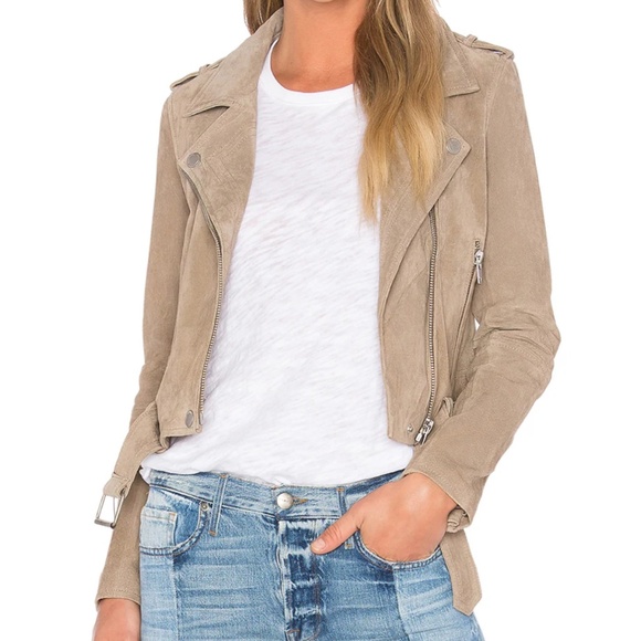 BLANKNYC Suede Moto Jacket - Picture 1 of 3